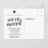 Wij hebben Nieuwe Verandering van het Manuscript v Aankondigingskaart (Achterkant)