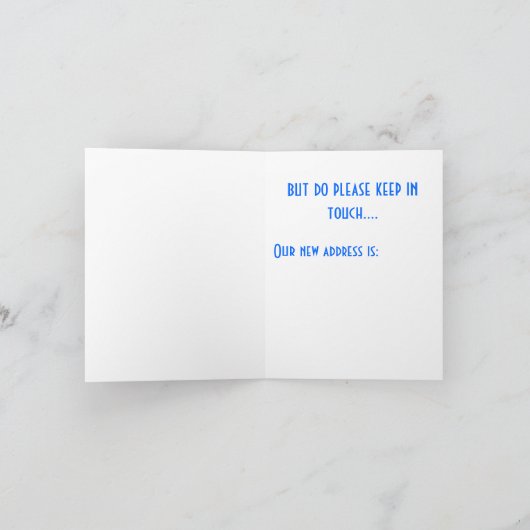 Wij hebben ons bewogen aankondiging (Binnen)