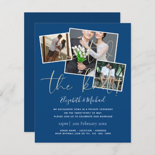 Wij Hebben Ons Jawoord Gegeven Huwelijksaankondigi (Voorkant / Achterkant)