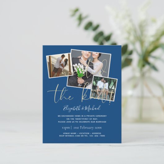 Wij Hebben Ons Jawoord Gegeven Huwelijksaankondigi (Staand voorkant)