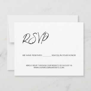 Wij hebben stoelen voor u gereserveerd sjabloon mi