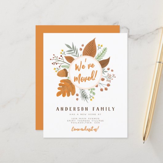 Wij hebben Thanksgiving met Nieuw Adres bewogen (Voorkant / Achterkant in situ)