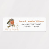 Wij hebben Verandering van Adres Waterdichte Etike Labels (Design 2)