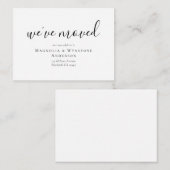 Wij hebben Verandering van de Kaart van het Tussen Notitiekaartje (Voorkant / Achterkant)