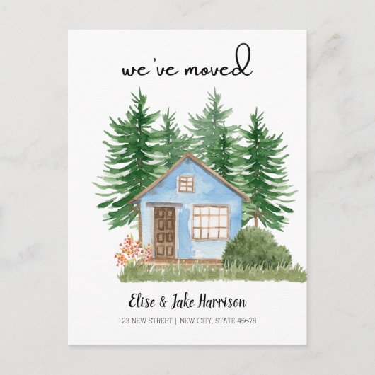 Wij hebben Waterverf Nieuw Briefkaart van het Huis (Voorkant)