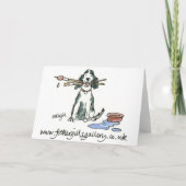 Wij hebben wenskaart bewogen - en ons nieuw adres aankondiging (Achterkant)