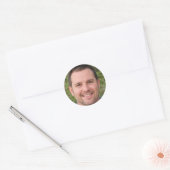 Wij hebben zeer goede mannen ronde sticker (Envelop)