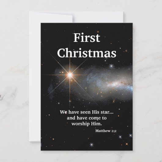 Wij Hebben Zijn Ster Gezien Feestdagenkaart (Voorkant)