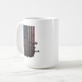 Wij, het Amerikaanse volk Vlag VS Vrijheid van men Koffiemok (Voorkant links)