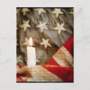 Wij, het Briefkaart van de People Memorial Candle