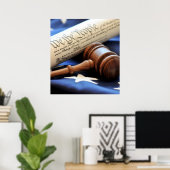 Wij, het Poster van het volk (Thuiskantoor)