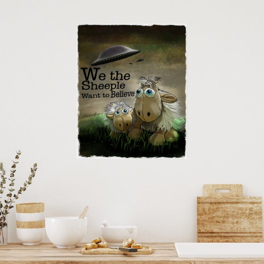 Wij het Poster van Sheeple (Keuken)