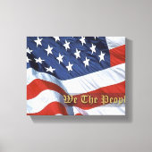 Wij, het schilderwerk van de Volksvlag Canvas Afdruk (Voorkant)