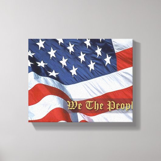 Wij, het schilderwerk van de Volksvlag Canvas Afdruk (Voorkant)