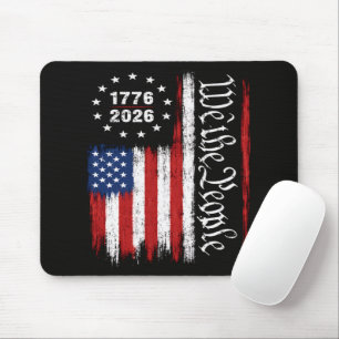 Wij Het Volk 1776 2026 Patriottische Vlag Muismat