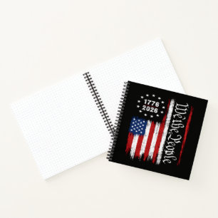 Wij Het Volk 1776 2026 Patriottische Vlag Notitieboek