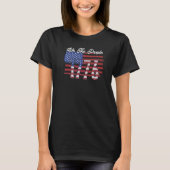 Wij, het volk 1776, Patriot Independence US Ameri T-shirt (Voorkant)