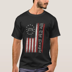 Wij Het Volk 1776 Patriottische Vlag VS Amerika 4d T-shirt