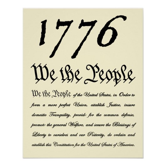 Wij het volk - 1776 perfect poster (Voorkant)