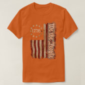 Wij, het volk 1776 Shirt Amerikaanse vlag op 4 jul (Design voorkant)
