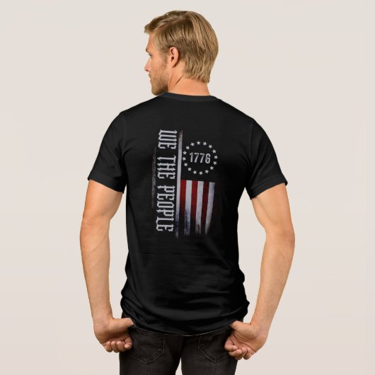 Wij, het volk 1776 Tri-Blend shirt (Achterkant volledig)