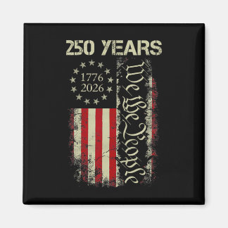 Wij Het Volk 250 Jaar Amerika 1776-2026 250e 4e Magneet