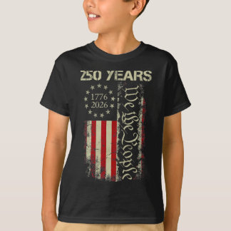 Wij Het Volk 250 Jaar Amerika 1776-2026 250e 4e T-shirt