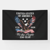 Wij Het Volk 250 jaar amerika Spandoek (Horizontaal)