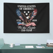 Wij Het Volk 250 jaar amerika Spandoek (Beurs)