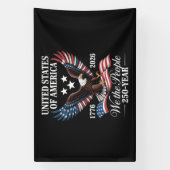 Wij Het Volk 250 jaar amerika Spandoek (Verticaal)