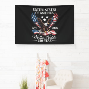 Wij Het Volk 250 jaar amerika Spandoek