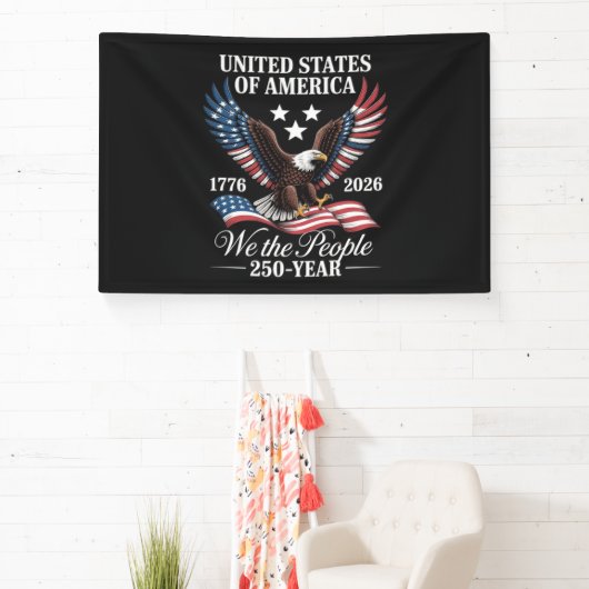 Wij Het Volk 250 jaar amerika Spandoek (Insitu)