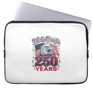 Wij Het Volk 250 Jaar Patriottische Adelaar Vintag Laptop Sleeve