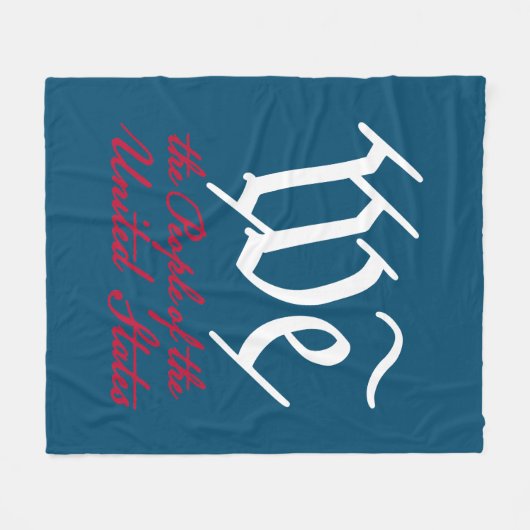 Wij, het volk 2 fleece deken (Voorkant (Horizontaal))