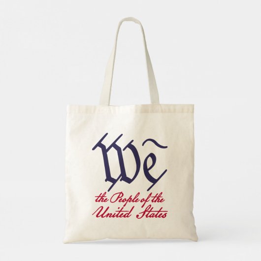 Wij, het volk 2 tote bag (Achterkant)