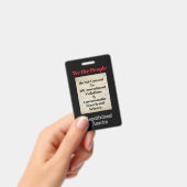 Wij het Volk 4e Amendement Badge (Handheld)