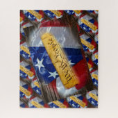 Wij Het Volk Amerikaanse Vlag Legpuzzel (Verticaal)