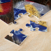 Wij Het Volk Amerikaanse Vlag Legpuzzel (Zijkant)