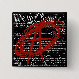 Wij, het volk: Anarchie Vierkante Button 5,1 Cm