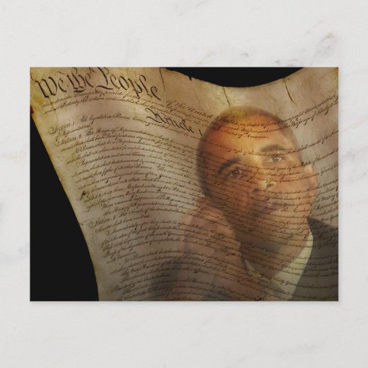 Wij, het volk...Barack Obama en de Grondwet Briefkaart (Voorkant)