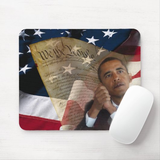 Wij, het volk...Barack Obama en de Grondwet Muismat (Met muis)