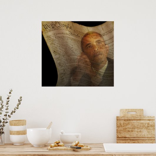 Wij, het volk...Barack Obama en de Grondwet Poster (Keuken)