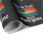 Wij, het volk, bedoelen iedereen die de vlag van d cadeaupapier (Rol Hoek)