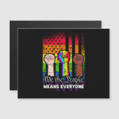 Wij, het volk, bedoelen iedereen met de Amerikaans (Voorkant / Achterkant)