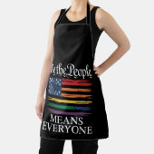 Wij, het volk, bedoelen iedereen met LGBTQ-trots Schort (Insitu)