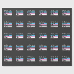 Wij Het Volk Beschermen De Poppen LGBT Transgender Cadeaupapier