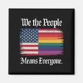 Wij, het volk, betekent dat iedereen in de VS geli Magneet (Voorkant)