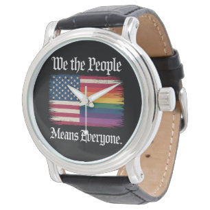 Wij Het Volk Betekent Iedereen Usa Lgbt Gelijkheid Horloge