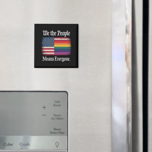 Wij Het Volk Betekent Iedereen Usa Lgbt Gelijkheid Magneet