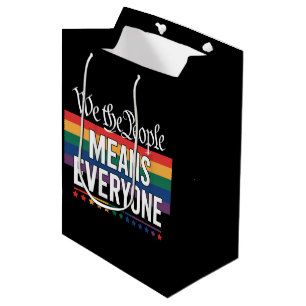 Wij Het Volk Betekent Iedereen VS Grondwet LGBT  Medium Cadeauzakje